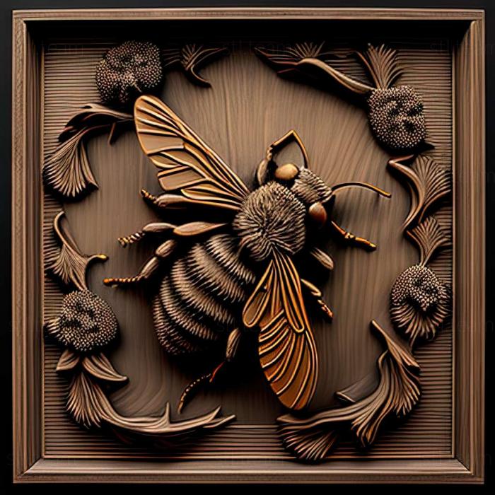 3D модель Bombus humilis (STL)